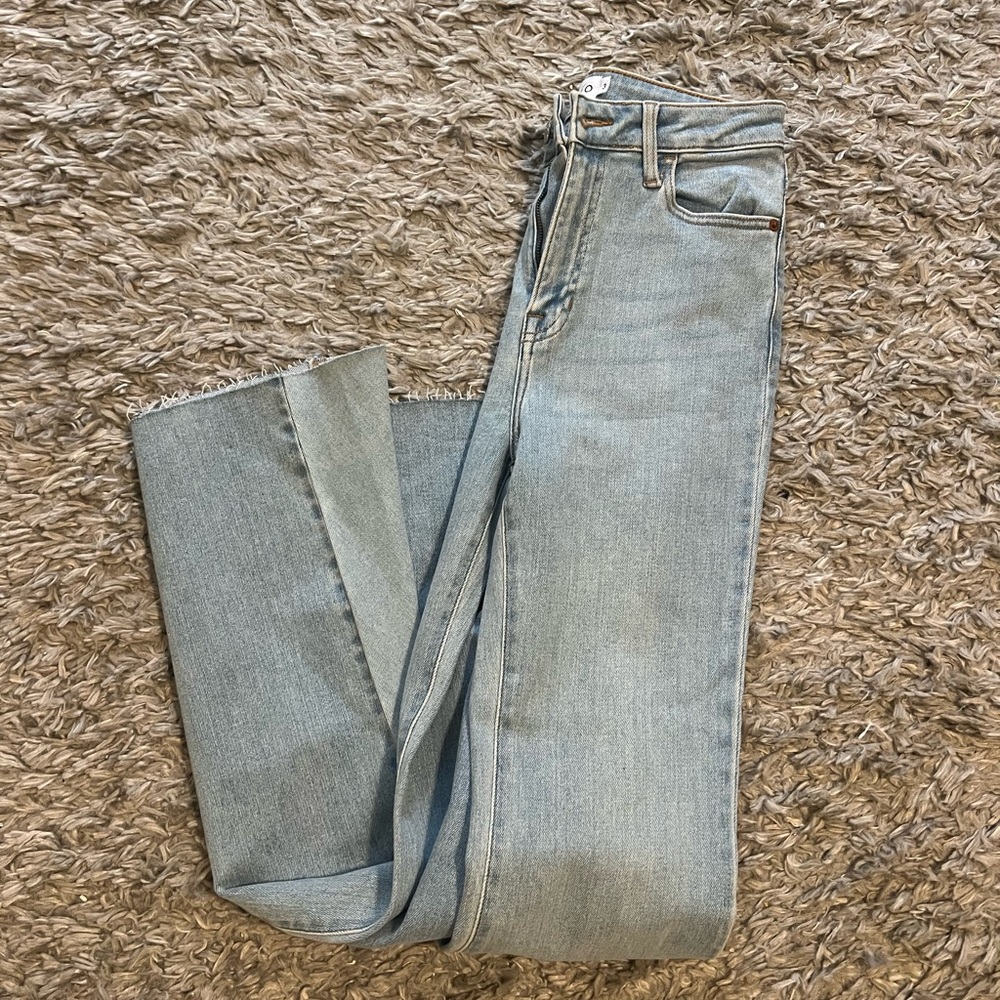 Cello denim light wash bell bottom flares